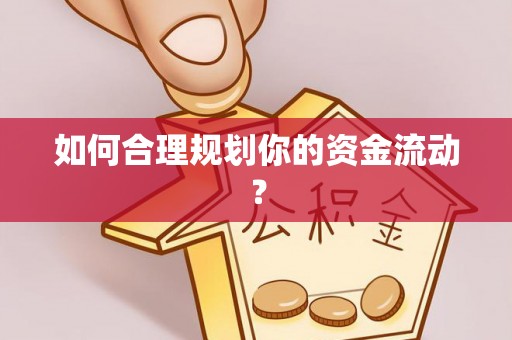 巴楚如何合理规划你的资金流动？