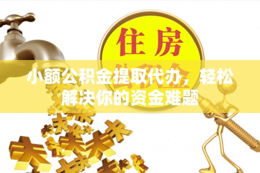 巴楚小额公积金提取代办，轻松解决你的资金难题