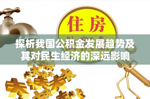巴楚探析我国公积金发展趋势及其对民生经济的深远影响