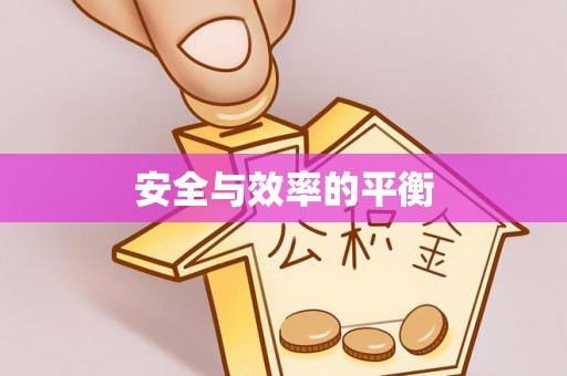 巴楚安全与效率的平衡