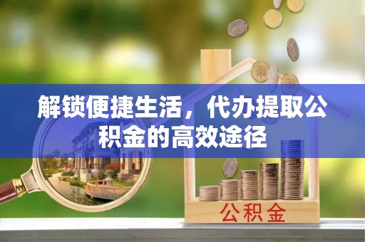 巴楚解锁便捷生活，代办提取公积金的高效途径