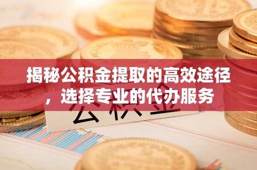 巴楚揭秘公积金提取的高效途径，选择专业的代办服务
