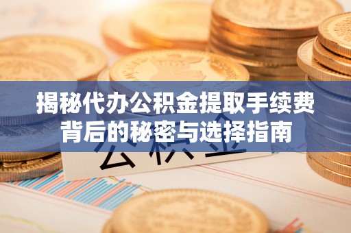 巴楚揭秘代办公积金提取手续费背后的秘密与选择指南