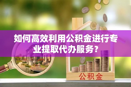 巴楚如何高效利用公积金进行专业提取代办服务？