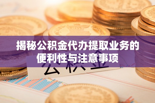 巴楚揭秘公积金代办提取业务的便利性与注意事项