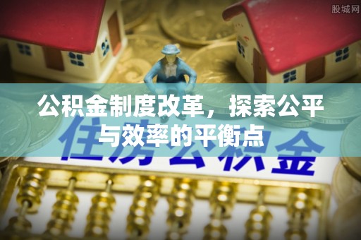 巴楚公积金制度改革，探索公平与效率的平衡点